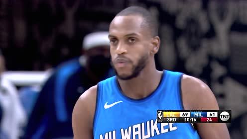 【NBA集锦】米德尔顿戏耍詹姆斯穿裆送妙传 霍乐迪接球干拔上篮反击