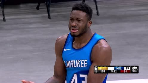【NBA集锦】浓眉腰部持球威胁大 一记铁血中投还造加罚