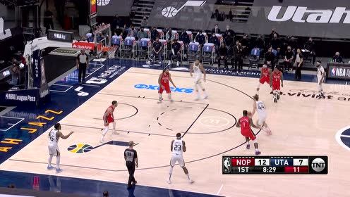 【NBA集锦】博格达诺维奇空中制导 戈贝尔空接暴扣轻松写意