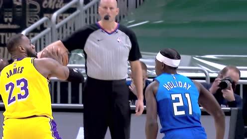 【NBA集锦】勒布朗华丽中投+三分 誓取比赛胜利