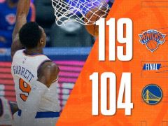 NBA常規(guī)賽：巴雷特28+5，蘭德爾準三雙，尼克斯輕取勇士
