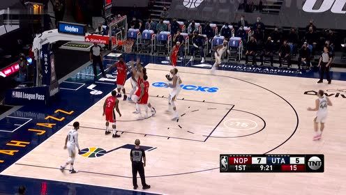 【NBA集锦】铁树也开花 锡安命中本赛季第一记三分