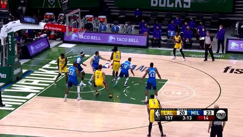 【NBA集锦】经典一星四射 湖人射手群发威太无解