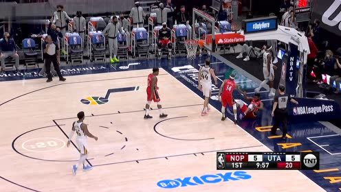 【NBA集锦】打的就是精锐 奥尼尔劈头盖脸封盖锡安