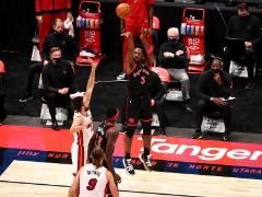 NBA常規(guī)賽：三節(jié)戰(zhàn)罷，猛龍73-64領(lǐng)先熱火
