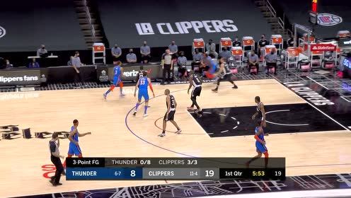 【NBA集锦】乔治惊鸿一瞥送手术刀妙穿 伊巴卡空位三分一箭穿心