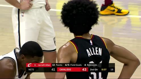 【NBA集錦】塞克斯頓瀟灑連線阿倫 雙手拽扣再虐籃網(wǎng)