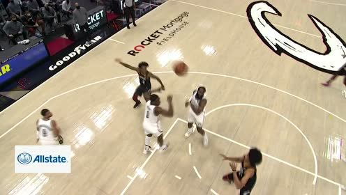 【NBA集錦】爆錘前任毫不留情面！阿倫暴力隔扣哈里斯