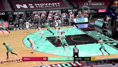 【NBA集锦】海沃德接连被抢防不胜防 坦普尔冲击内线连砍四分