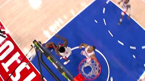 【NBA集锦】火箭这泰特内线无解 先献暴力清脆扣篮再送血腥封盖