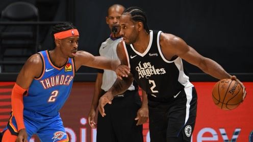 【NBA集锦】雷霆106-120快船 快船六连胜超湖人重返西部第一