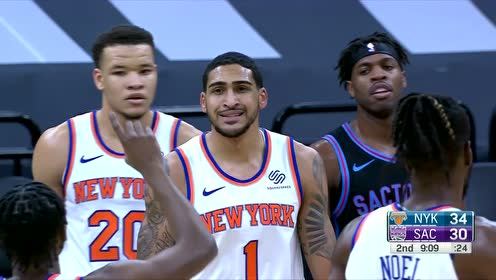 【NBA集锦】奎克利三分投了个三不沾 托平篮下捡到幸运篮板打出2+1