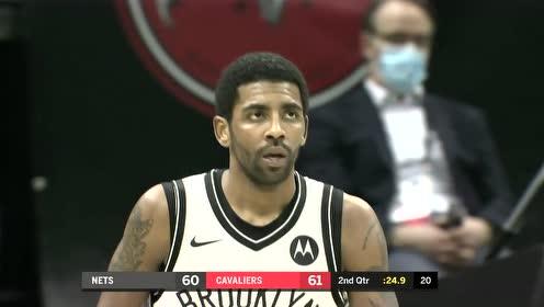 【NBA集錦】籃網(wǎng)vs騎士第2節(jié) 英文原聲回放