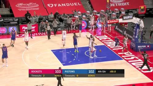 【NBA集锦】格兰特最后一攻绝杀超时 毫厘之间火箭惊险死里逃生