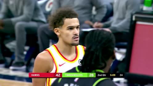 【NBA集錦】單節(jié)14分！特雷楊帶隊打出一波流