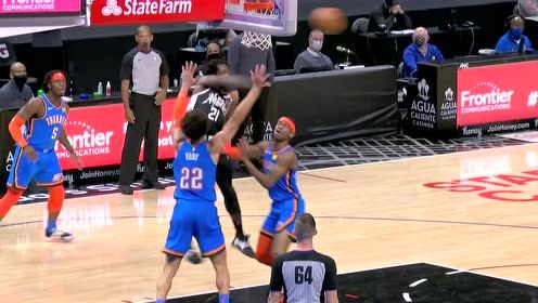 【NBA集锦】太轻松了 莱昂纳德底角三分稳稳命中