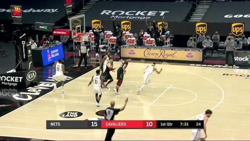 【NBA集錦】哈登胯下騷傳送助攻 歐文蝴蝶穿花上籃得分