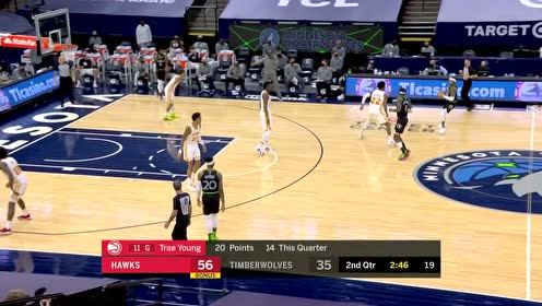【NBA集錦】各位莫不是看不起我楊某人？特雷楊空位三分輕松命中