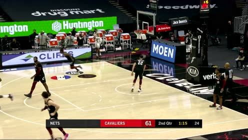 【NBA集錦】歐文歐洲步降速戲耍對手 助攻小喬丹雙手拽扣