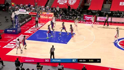 【NBA集锦】火箭进攻势如破竹 试图将比赛悬念终结