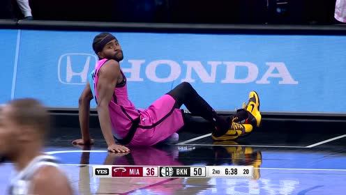 【NBA集錦】隔著屏幕都感覺(jué)到疼！哈克利斯突破被撞到胯部蹣跚下場(chǎng)