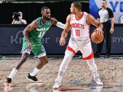 NBA常规赛:三节战罢,火箭104-83领先独行侠