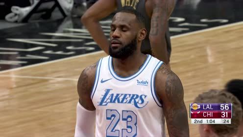 【NBA集錦】湖人vs公牛第2節(jié)中文解說回放