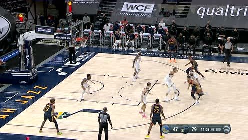 【NBA集锦】这才是真大腿!库里超越米勒升至NBA三分榜的历史第二