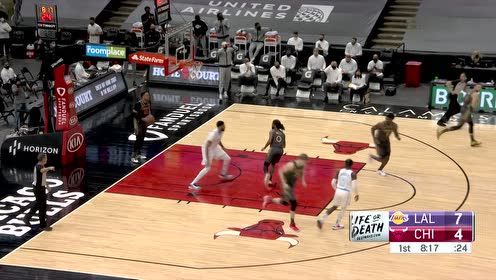 【NBA集錦】詹皇低手妙傳瞞天過海 濃眉輕松吃餅真的香