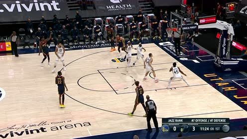 【NBA集锦】轰个不停!康利三分无解携队14-0打停勇士