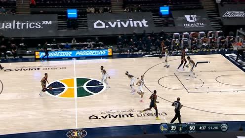 【NBA集锦】瞧不起谁?库里连线格林中距离抛投无人来防