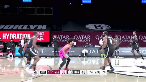 【NBA集錦】面對(duì)前輩一點(diǎn)不怯 納恩迎著哈登格林空中折疊上籃
