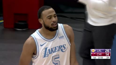 【NBA集錦】湖人vs公牛第1節(jié)中文解說回放