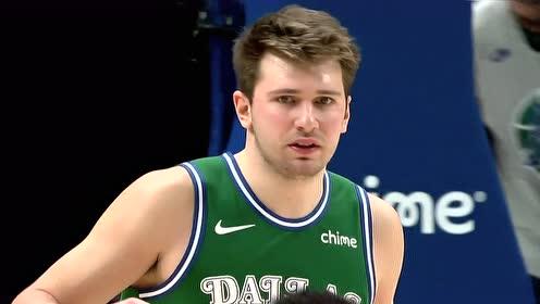 【NBA集锦】羽雕弓长翎箭 东契奇极限三分应声刷网