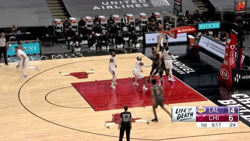 【NBA集錦】標(biāo)準(zhǔn)詹眉連線來了！詹皇四分衛(wèi)長傳助飛濃眉虐筐