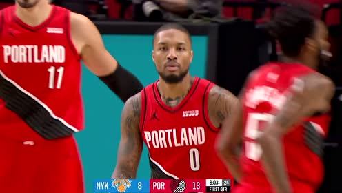 【NBA集錦】手感來了擋不住 利拉德無視防守三分穩(wěn)穩(wěn)命中