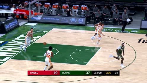 【NBA集錦】巨獸也有細活 字母哥腦后傳球來一手張飛繡花