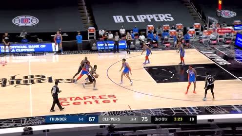 【NBA集锦】莱昂纳德经典1v4 平底起惊雷上演冲天单臂劈扣