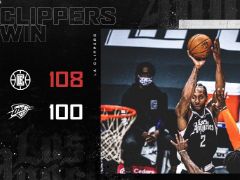 NBA常规赛:伦纳德34+9+8,快船击败雷霆迎7连胜