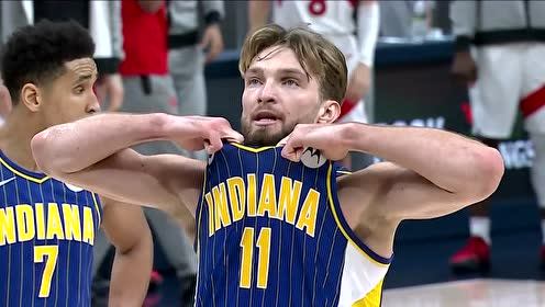 【NBA录像回放 国语】凉凉！小萨两记关键球均被封盖错失反击机会