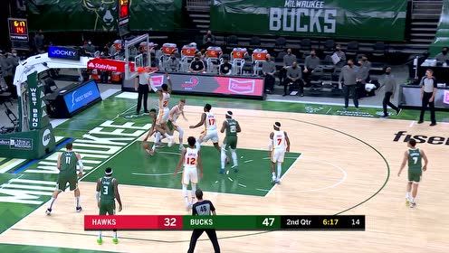 【NBA集錦】希臘怪獸有耐心 略施小計騙過防守暴起虐筐