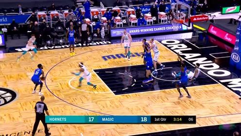 【NBA集錦】打得太耐心了 魔術(shù)三進(jìn)三出撕碎防守陣型恩尼斯斬獲三分