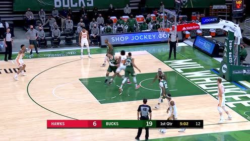 【NBA集錦】特雷楊不在今天我來 柯林斯外線發(fā)炮折斷鹿角