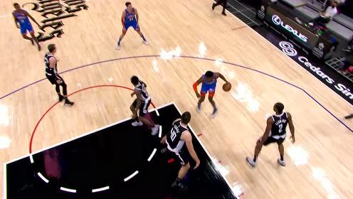 【NBA集锦】内线铜墙铁壁 祖巴茨擎天一柱单臂拒绝对手