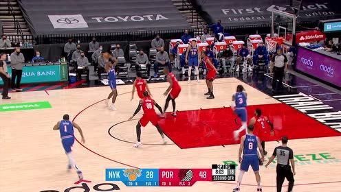 【NBA集錦】奎克利扔出遠(yuǎn)距離飛餅 諾埃爾空接灌筐一錘定音