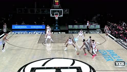 【NBA集錦】一球看懂籃網(wǎng)三分戰(zhàn)術(shù) 哈登連線哈里斯投的太舒服