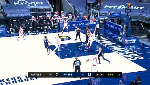 【NBA集锦】范乔丹小拜佛直杀篮下 右手挑篮高打板