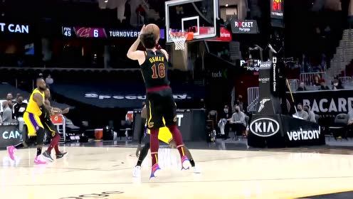 【NBA集锦】奥斯曼连中3分远投 詹姆斯身边曾经的小老弟如今太强了