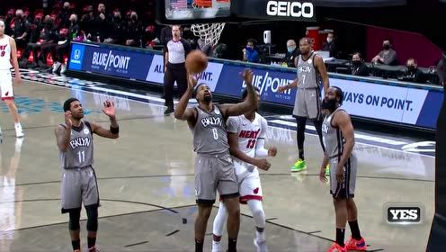【NBA集錦】小喬丹毫無積極性歐文看了都攤手 阿德巴約籃下得吃得喝無敵了