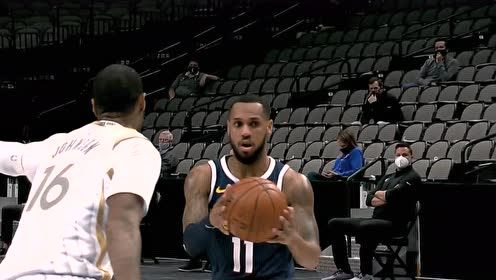 【NBA集锦】手感好的不像话 波特里突外投连拿5分还造加罚